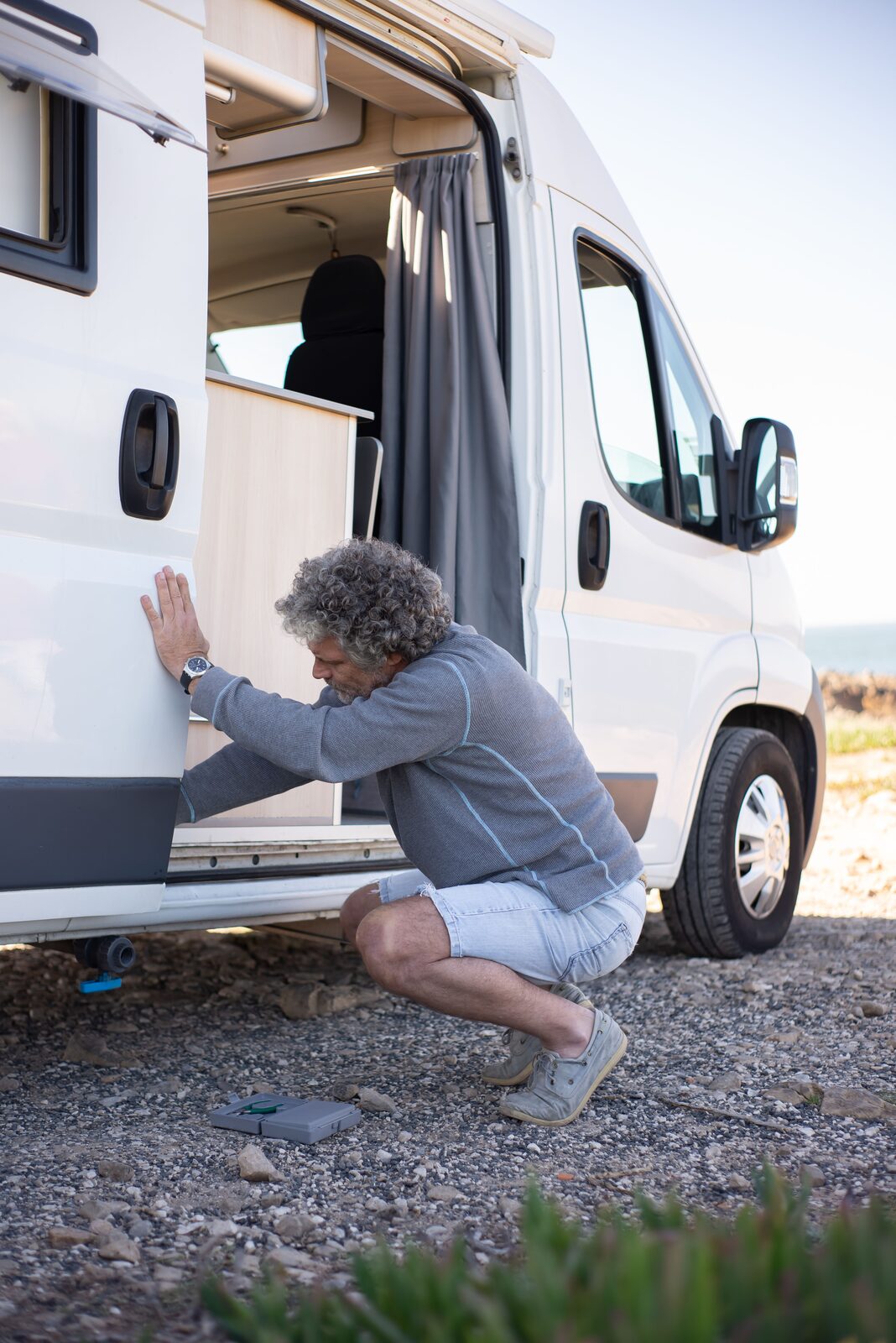 Reference photograph representing campervan detailing