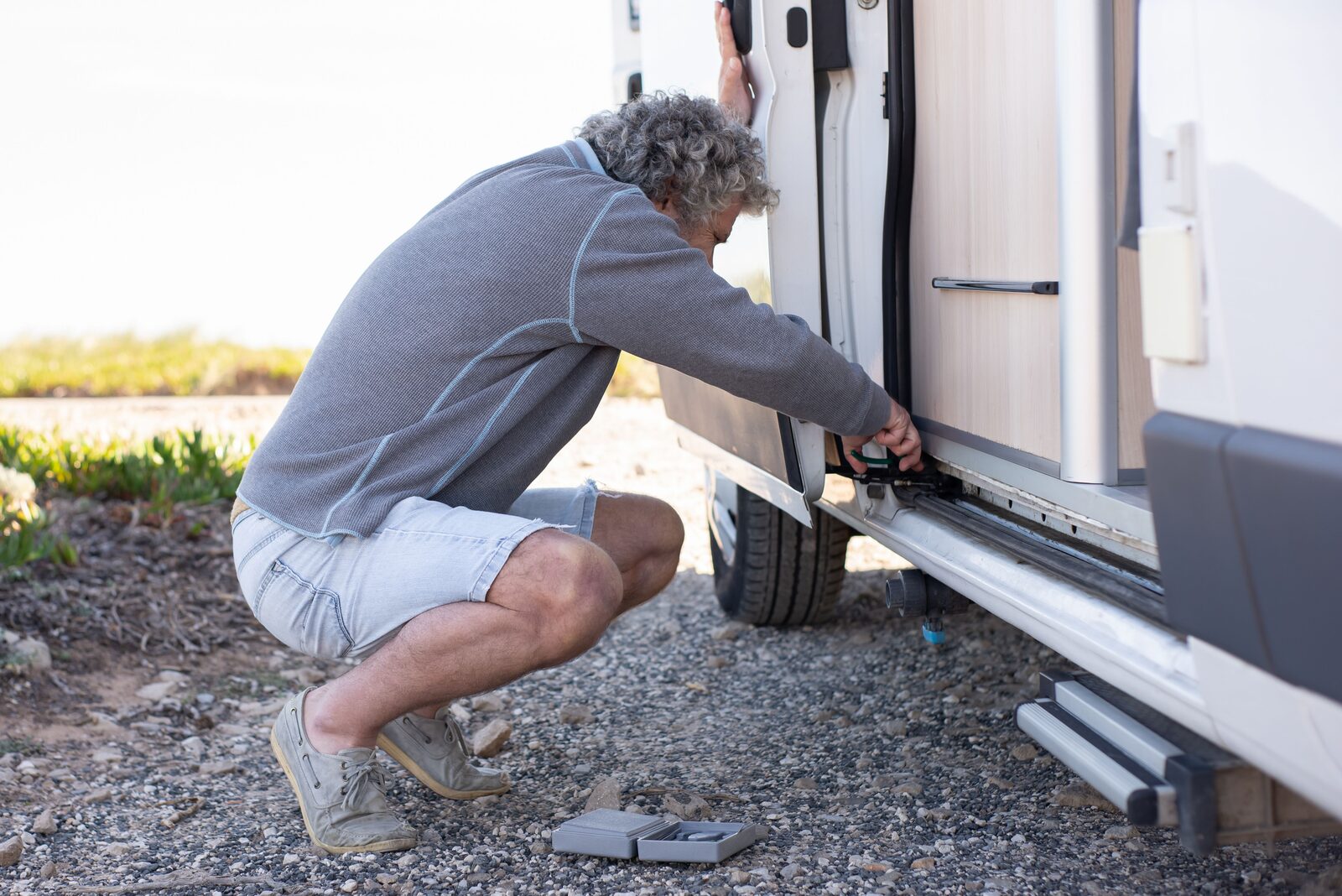 Motorhome detailing reference photograph